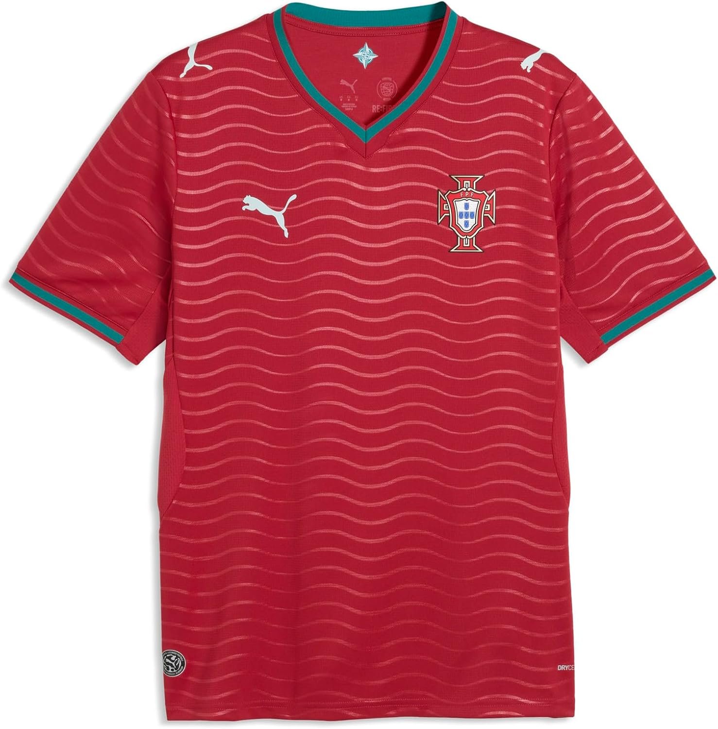 PUMA Mens Portugal Home Crew Neck Short Sleeve Jersey
