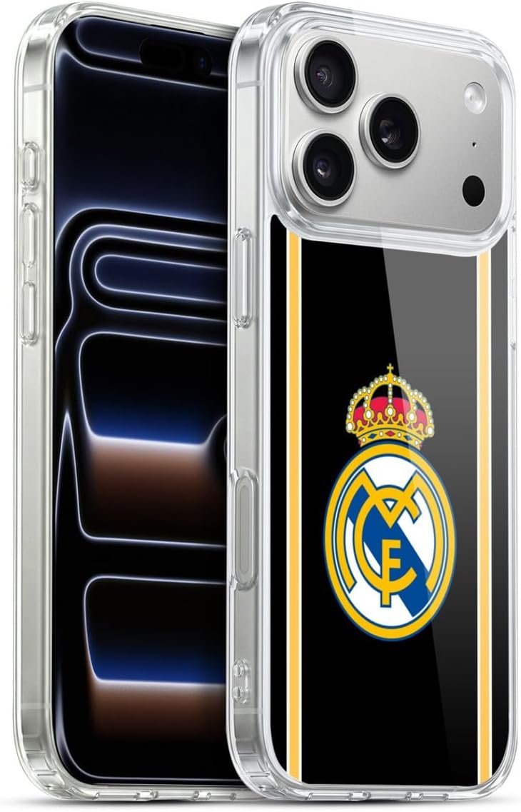 Real Madrid CF Black Retro Gel Case